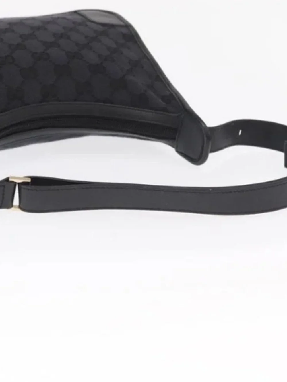 GUCCI GG Canvas Shoulder Bag Black Silver 001 - Picture 7 of 16